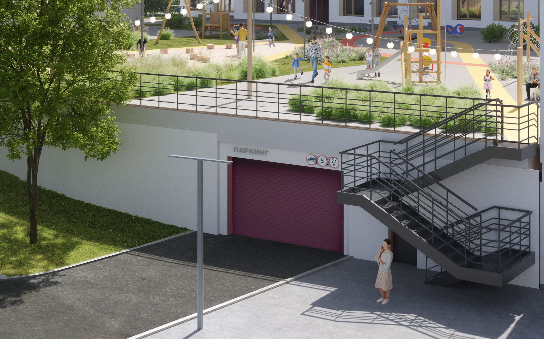 Бесконтактный въезд в паркинг по RFID-метке