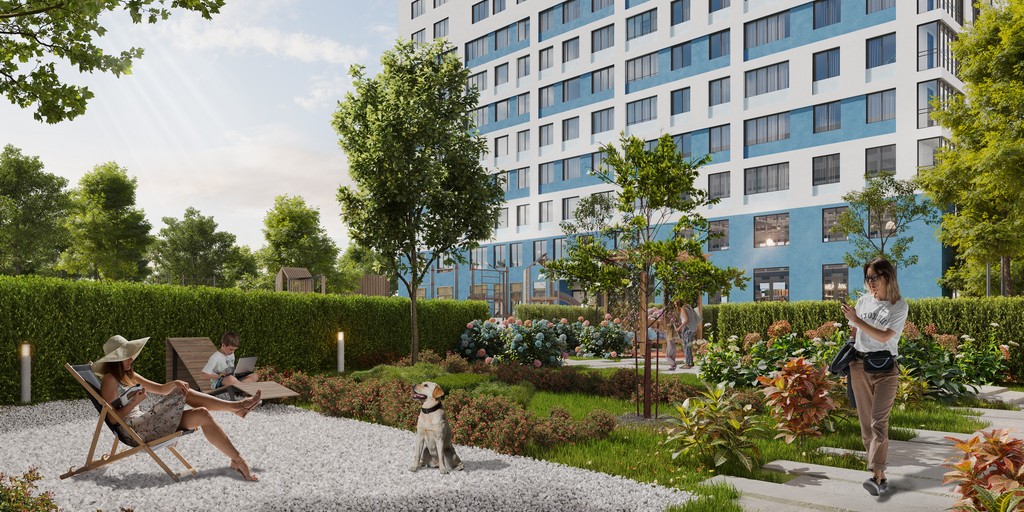 Закрытый и безопасный двор