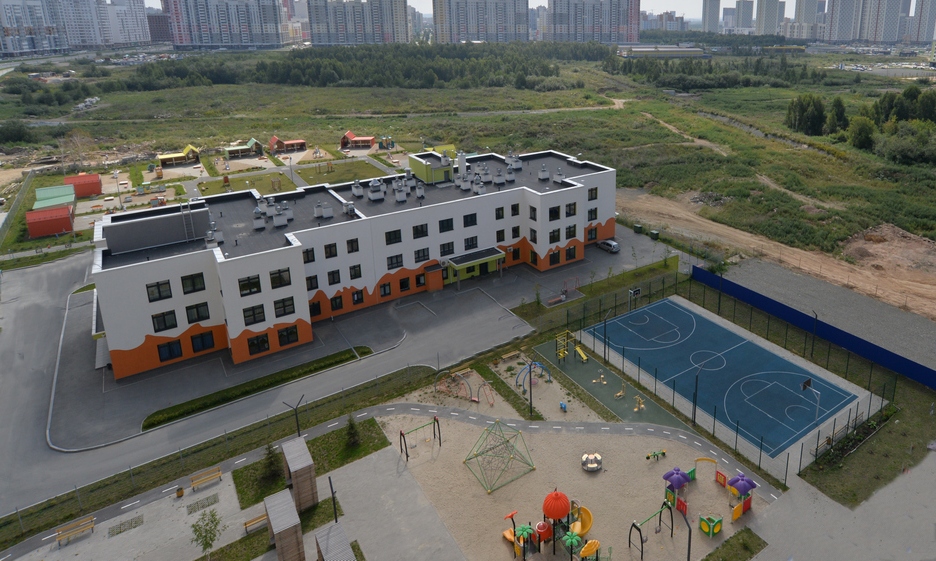 Детский сад на территории квартала