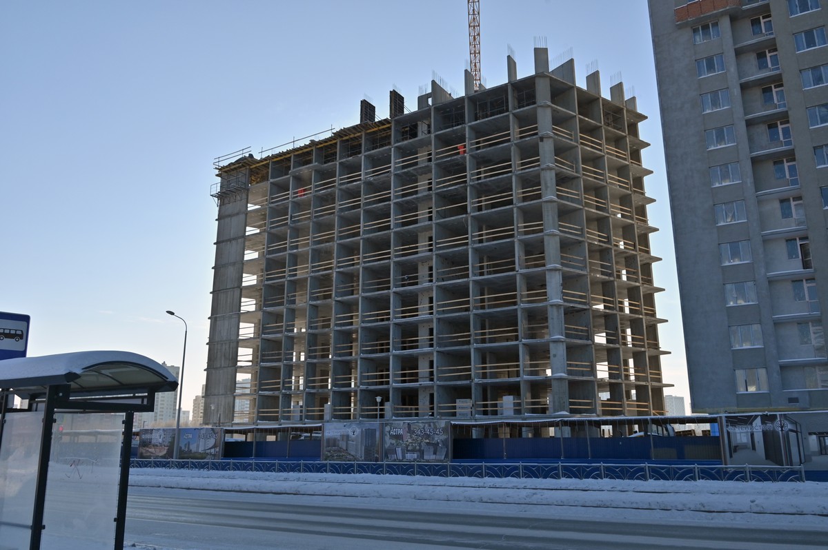Ход строительства ЖК «На Тенистой», 4 очередь. Январь 2026