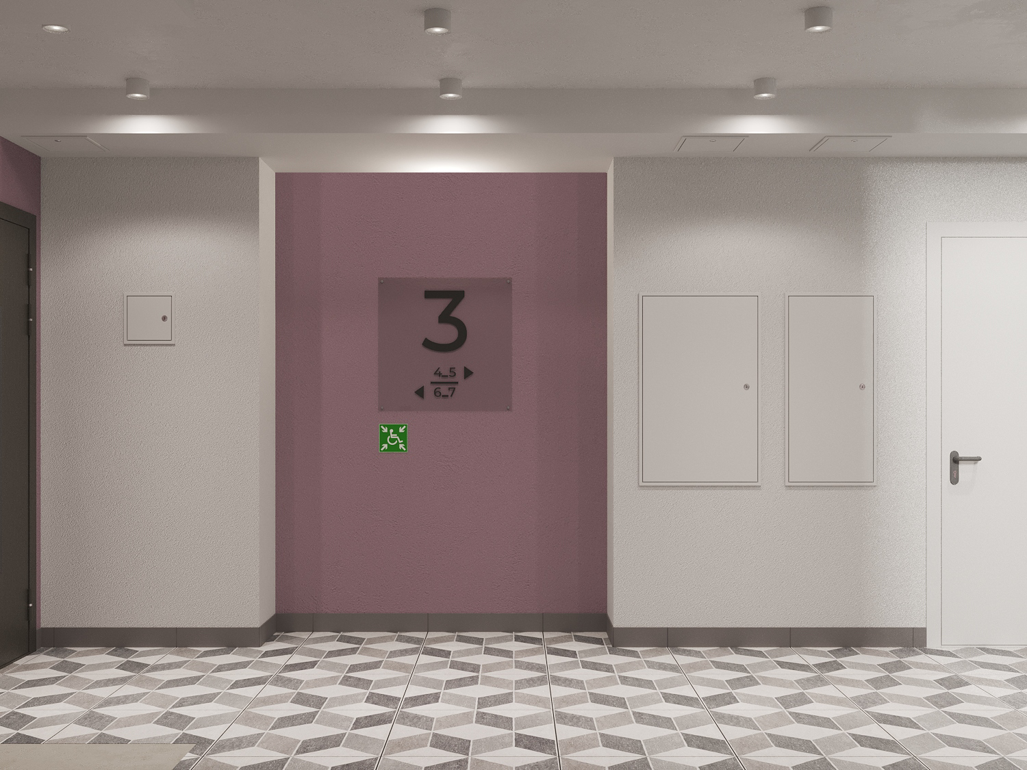 Малое количество квартир на этаже