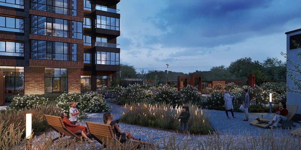 Подсветка двора