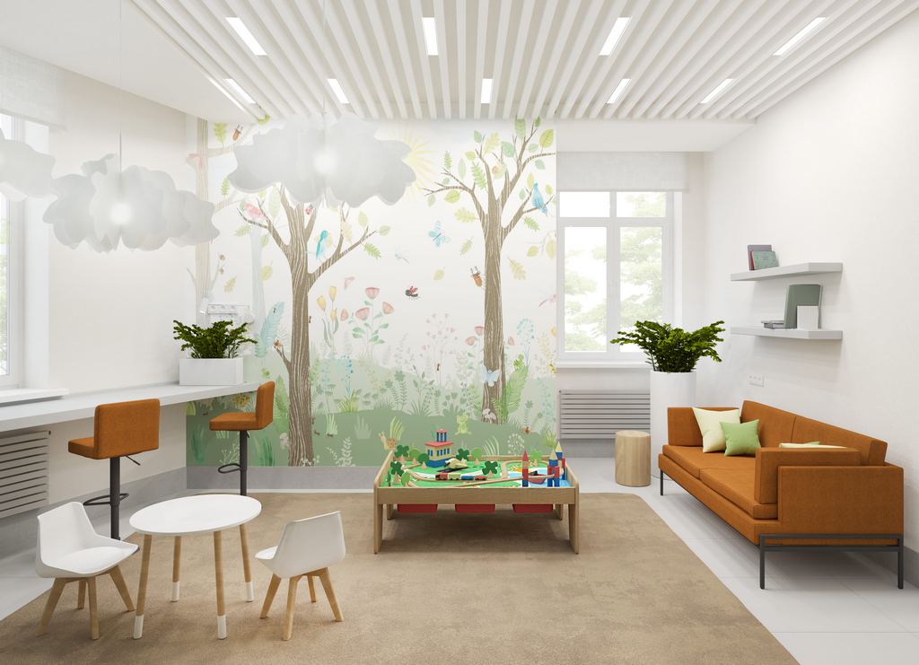 Детская игровая комната на 1 этаже