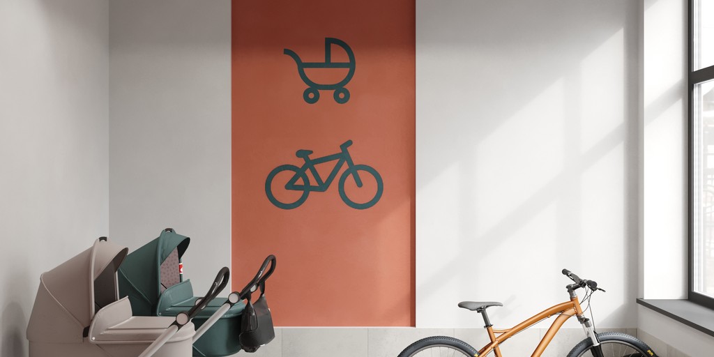 Колясочная на первом этаже